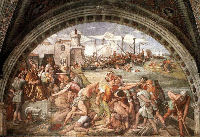 The Battle of Ostia, RAFFAELLO Sanzio